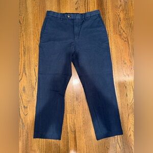 Cotton/Linen J Crew Navy Dress Chinos